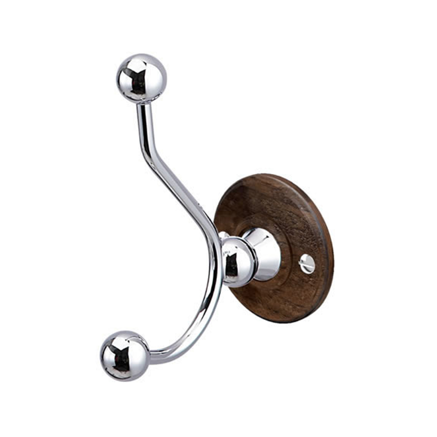 Burlington Двойной крючок для халатов Никель A4 NKL  - Вид №2