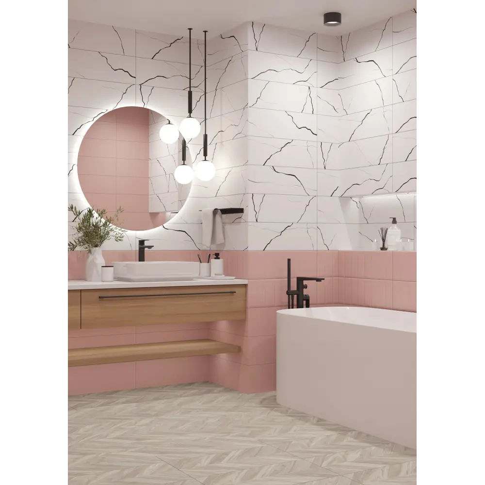 Керамогранит LB Ceramics Одри 30x60.3 см 1.44 м² матовый цвет шеврон STLM-2132151 - Вид №4