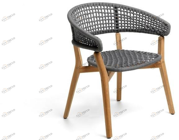 Talenti Штабелируемый садовый стул из тикового дерева Moon teak Montekppz