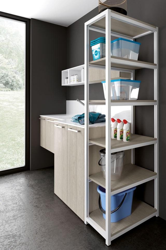 Archeda Постирочный шкаф в нпл для стиральной машины Laundry sun-id-1379996 - Вид №3