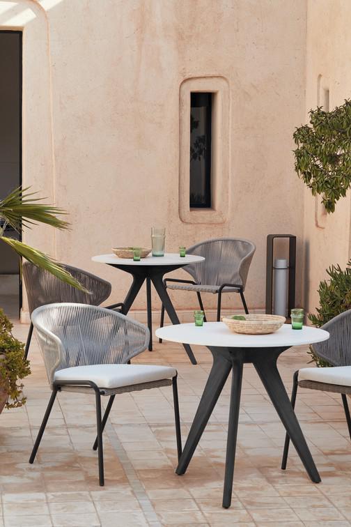 MNST557 Стул лава бронза Manutti Radius - Вид №10