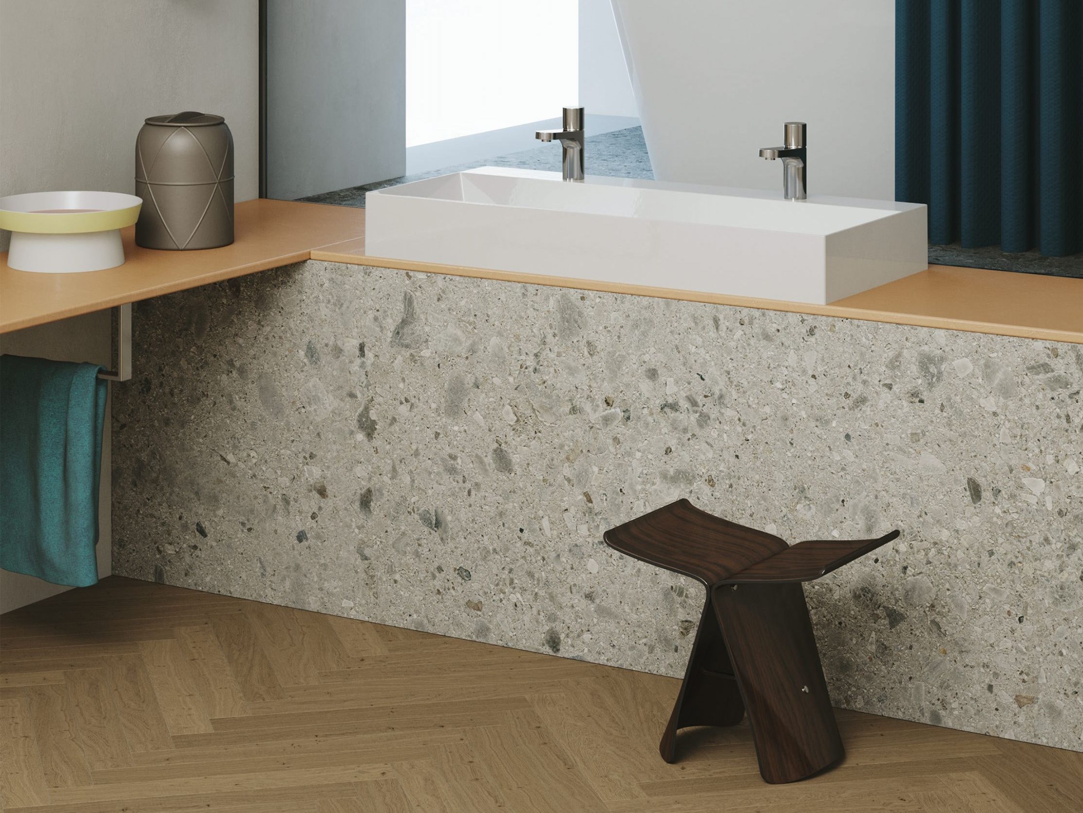 Керамическая полка для ванной комнаты Azzurra Ceramica MISURA ARCH-00100376 - Вид №11