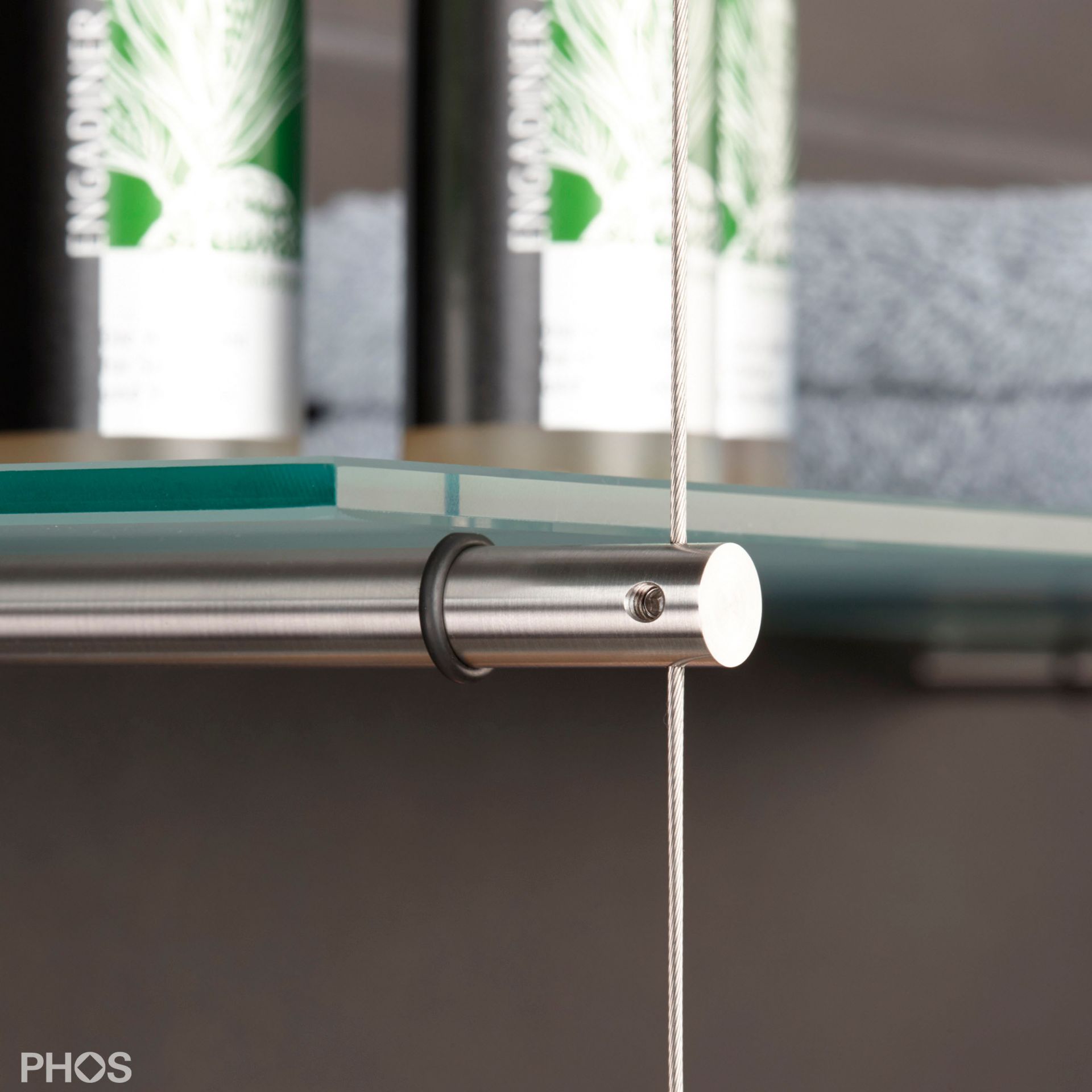 RST260-3 Стеклянная полка с 3 стеклянными полками PHOS  - Вид №3