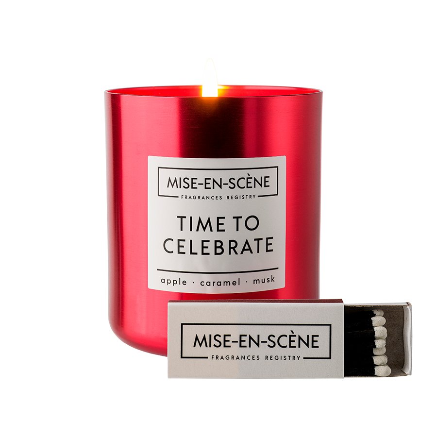 Свеча ароматическая Mise En Scene Time To Celebrate AMBIENTAIR  00-3894983 Красный  - Вид №4