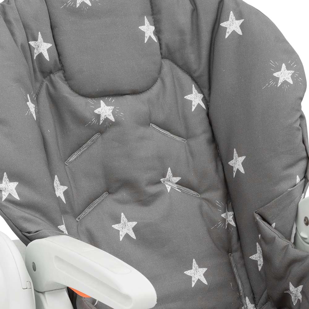 Съемный чехол для стульчика для кормления "Звездопад" VAMVIGVAM  281633 Серый Santreyd  - Вид №1
