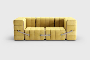 2-местный модульный тканевый диван