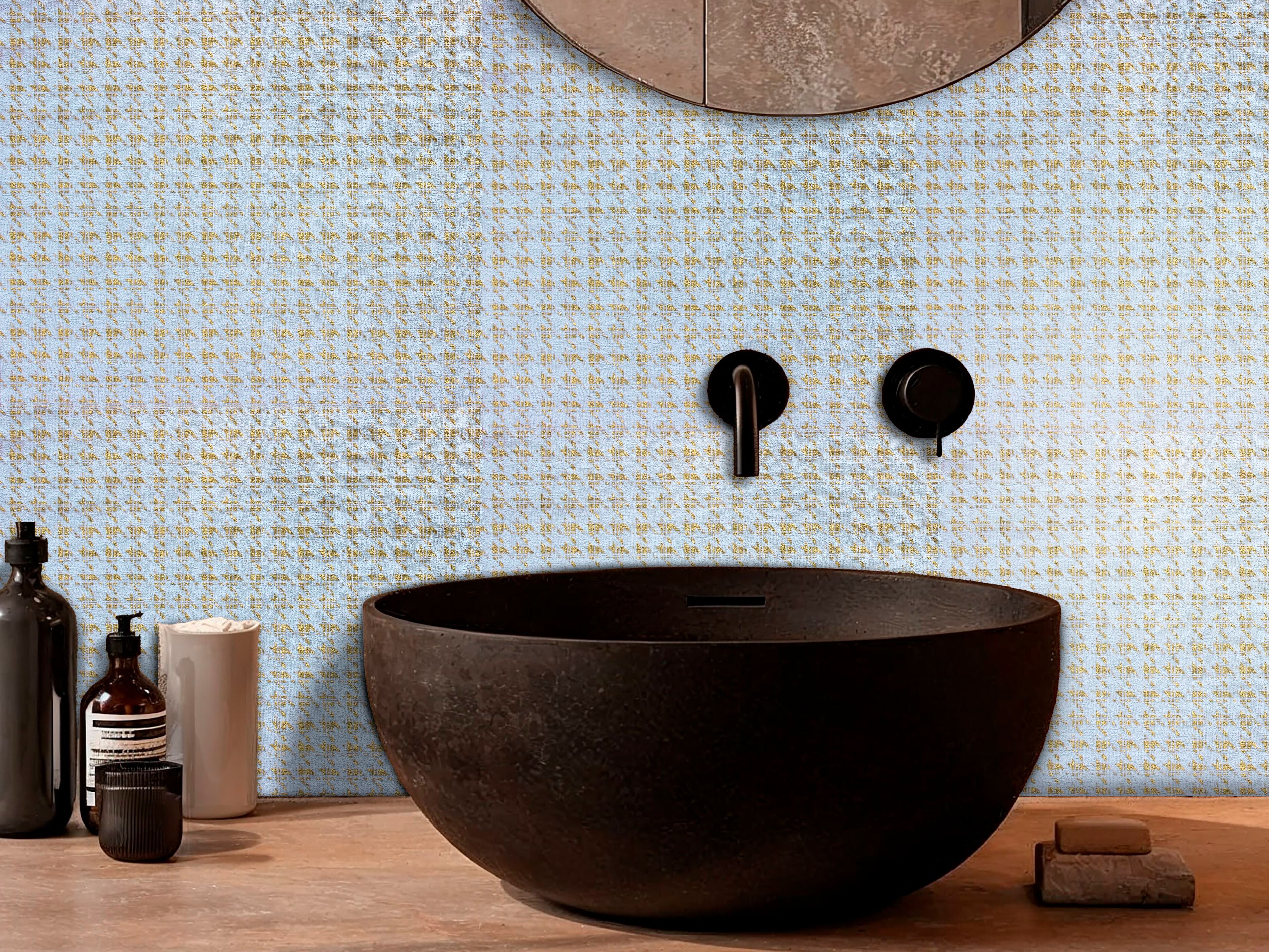 Обои с рисунком из целлюлозного волокна Officinarkitettura® Les nombre d'or ARCH-00060779