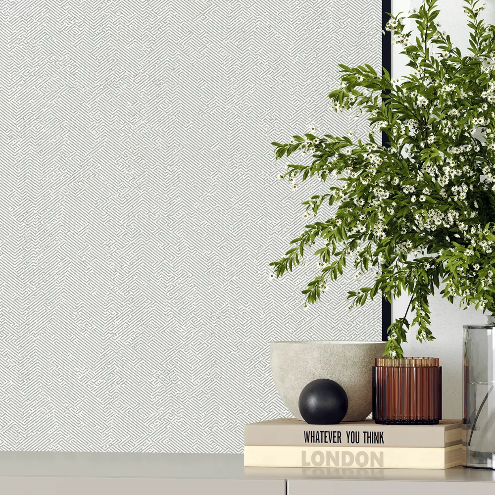 Обои флизелиновые Palitra Simple Structura серые 1.06 м SP31176-14 STLM-2105993 - Вид №3