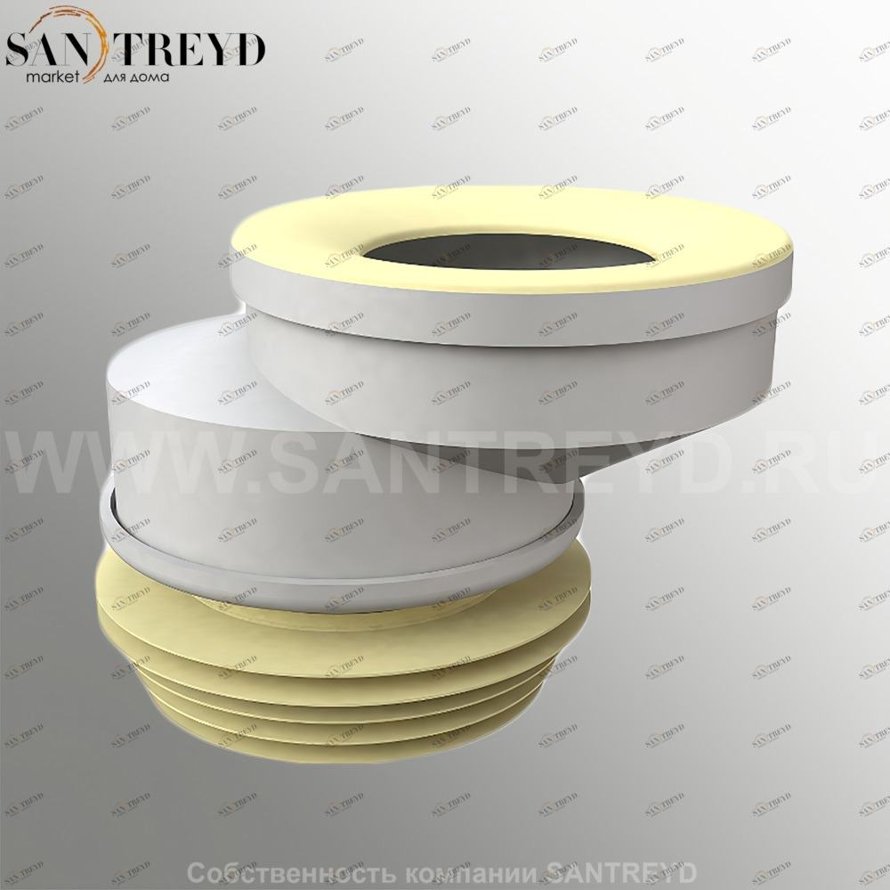 RICAMBI Эксцентриковое соединение 40 мм для унитазов с системой PLUS LKR40 Santreyd 