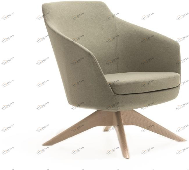 Albaplus Кресло с поворотной топчаной из ясеня Folha 2018/079/ita