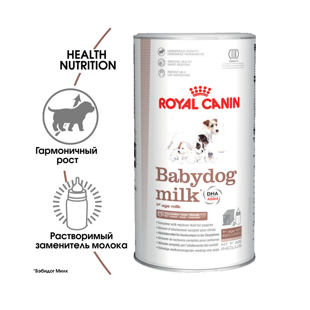 Т0055892 Корм для щенков Babydog Milk заменитель молока сух. 400г ROYAL CANIN  - Вид №1