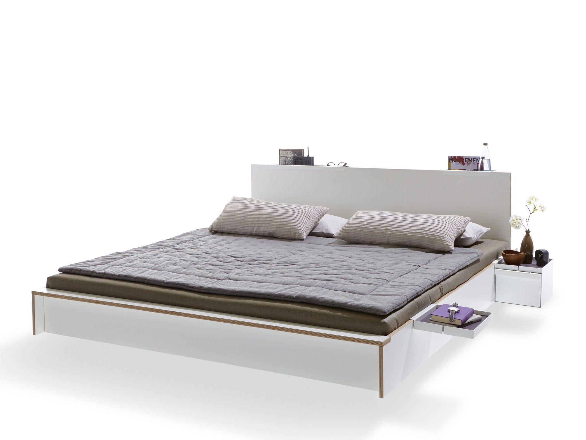 Двуспальная кровать из многослойной ткани Müller Small Living Flai ARCH-00048849 - Вид №15