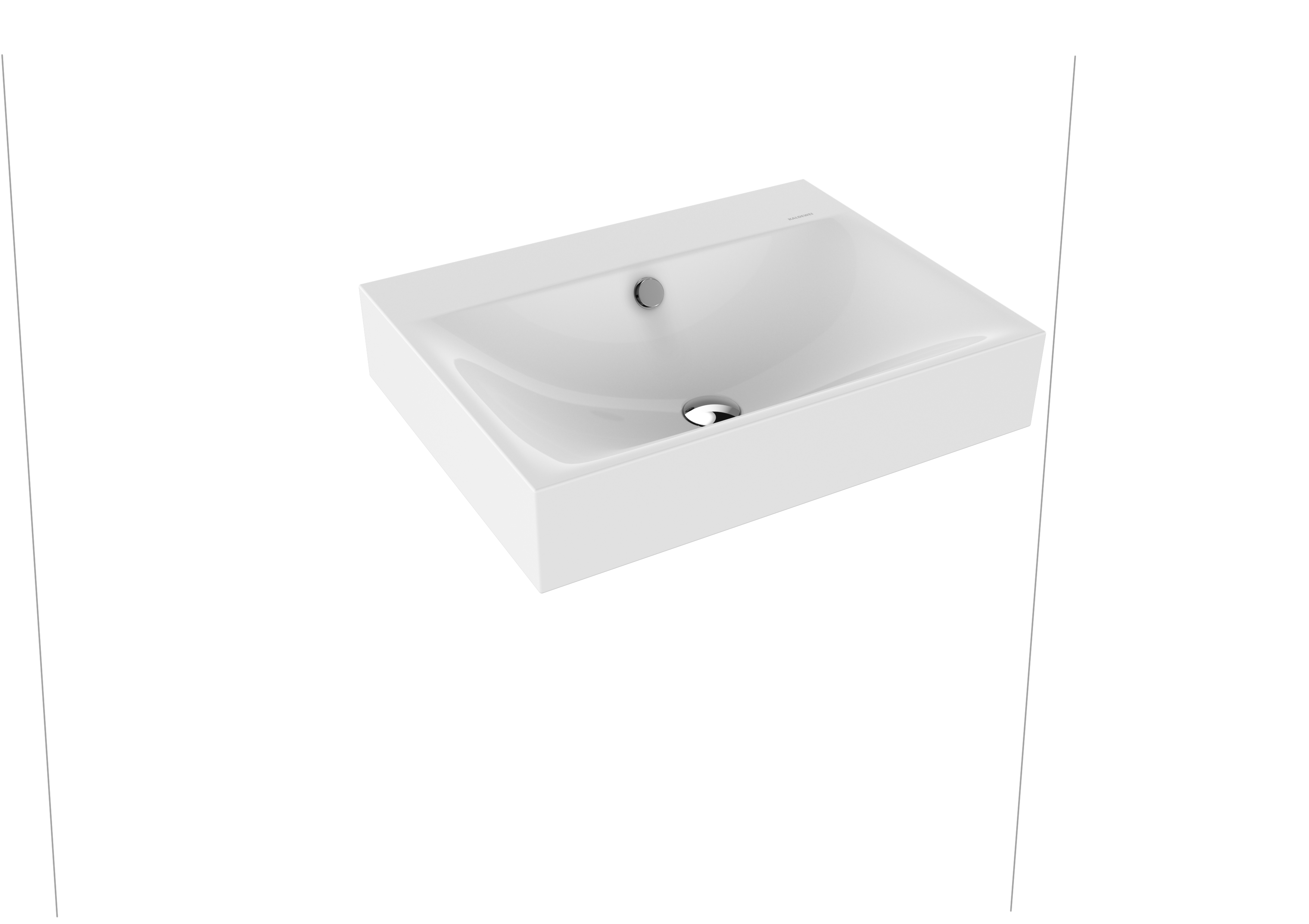 Умывальник KALDEWEI Сталь эмалированная 3046 448 теплый серый 60 30463083448  - Вид №1