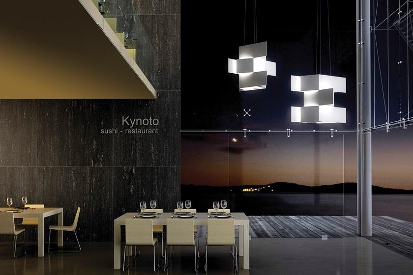 Estiluz Подвесной светильник из алюминия Shadow T-2935 - Вид №5