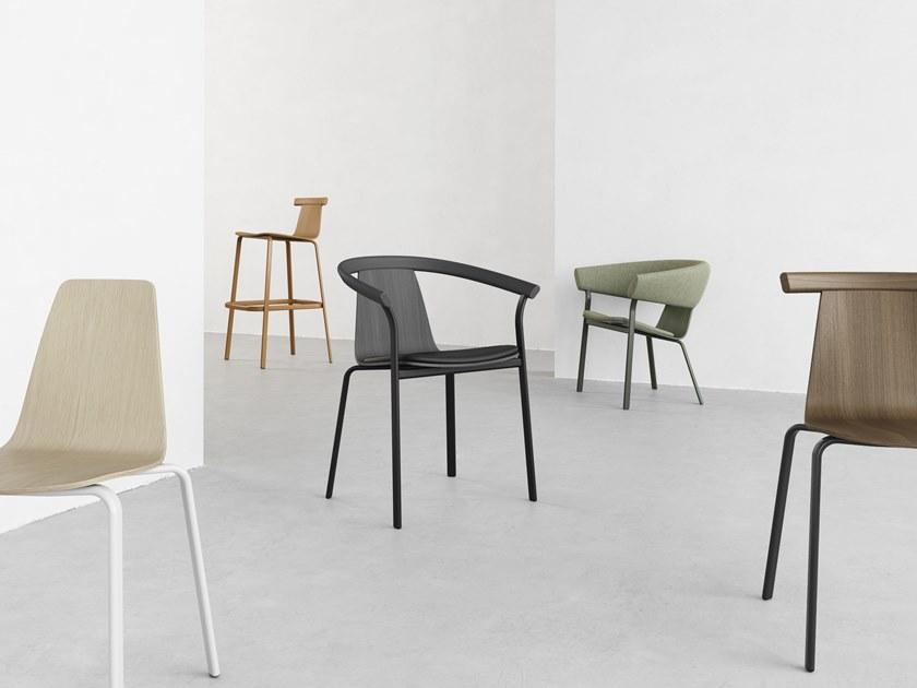 ALKI Штабелируемый деревянный стул Atal sun-id-1345994 - Вид №5