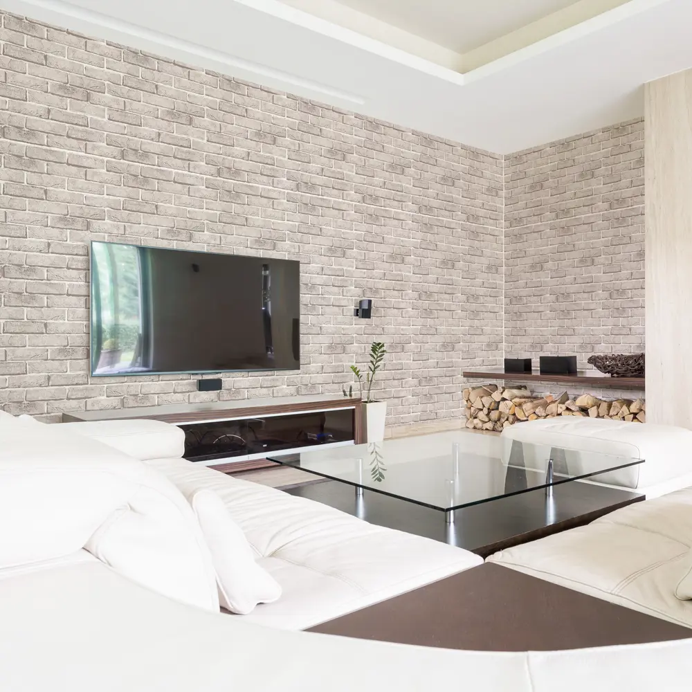 Обои виниловые Аспект ру Манчестер бежевые 0.53 м 80004-18 Кирпич STLM-2058499 - Вид №3