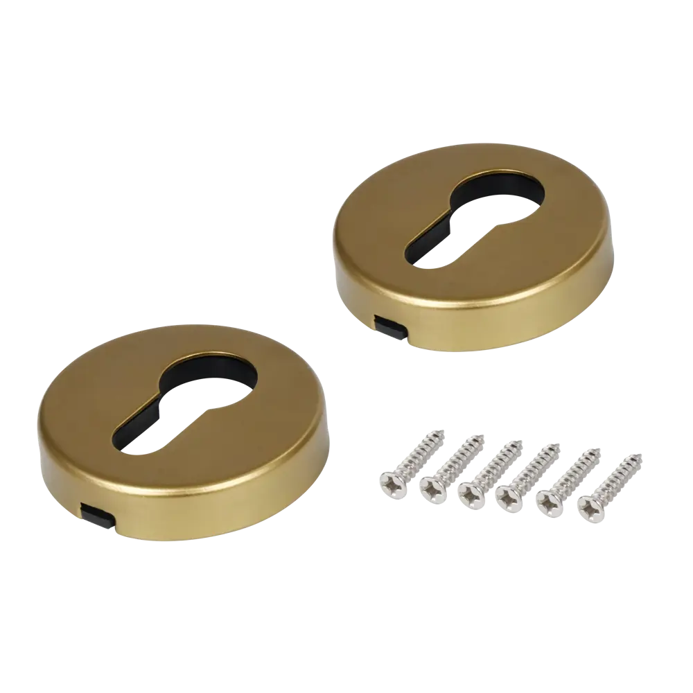 EDSON Накладка на цилиндр бронзовая с никелированным покрытием 18743654 STLM-0012369 - Вид №1