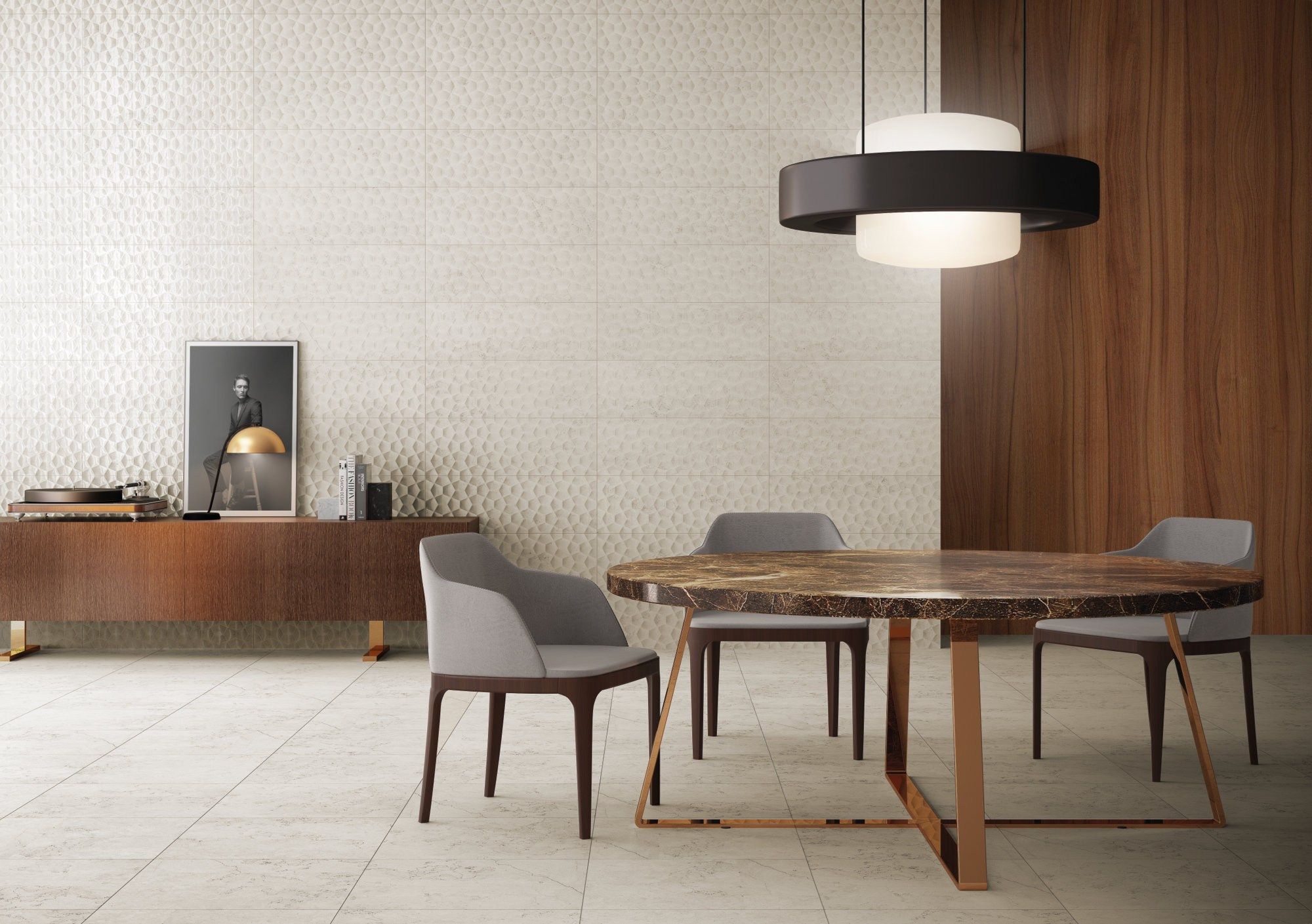 Пол из керамогранита с мраморным эффектом RECER Absolute ARCH-00043773 - Вид №4