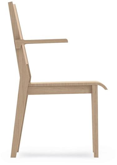 PIAVAL Штабелируемый стул из бука с подлокотниками Swing | health & care 32-11/t4 - Вид №2