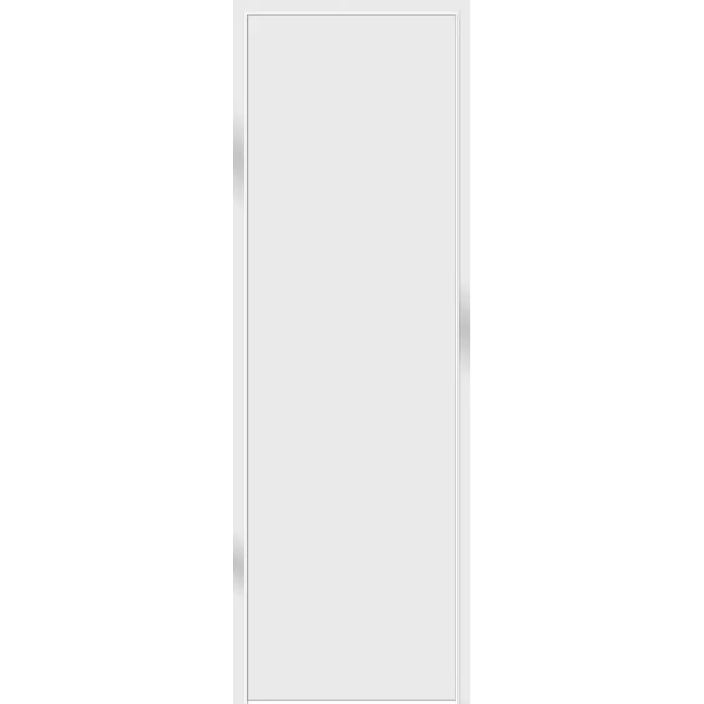 Дверь межкомнатная глухая Invisible 70x220 см левая цвет белый с замком VELLDORIS STLM-2041805 - Вид №5