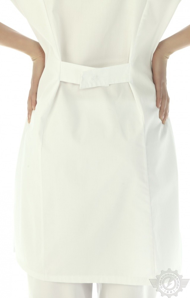 63680 Халат "Сервис-Люкс" белый  Медицинская одежда  размер 40/158-164 Спецодежда  - Вид №3