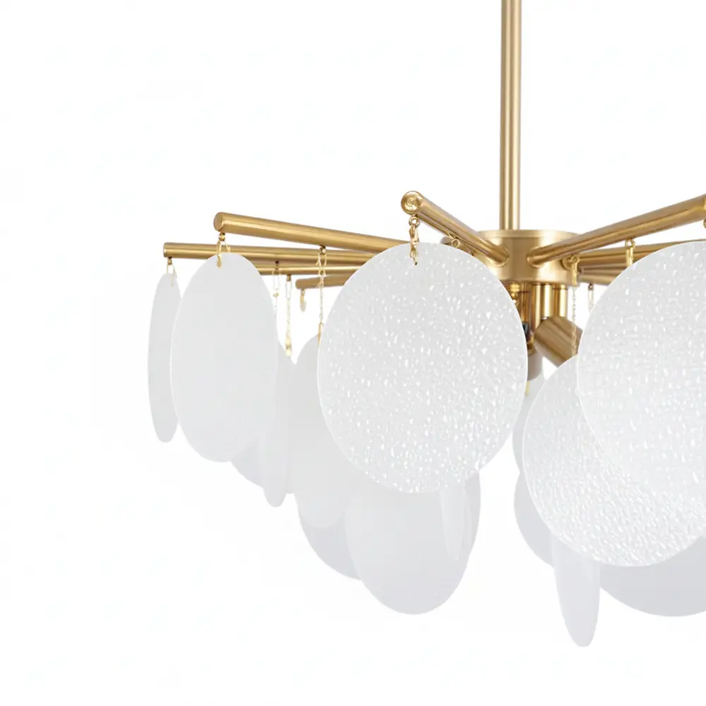 Люстра на штанге Telia 15 м² цвет бронза/белый ESTARES STLM-2177905 - Вид №2