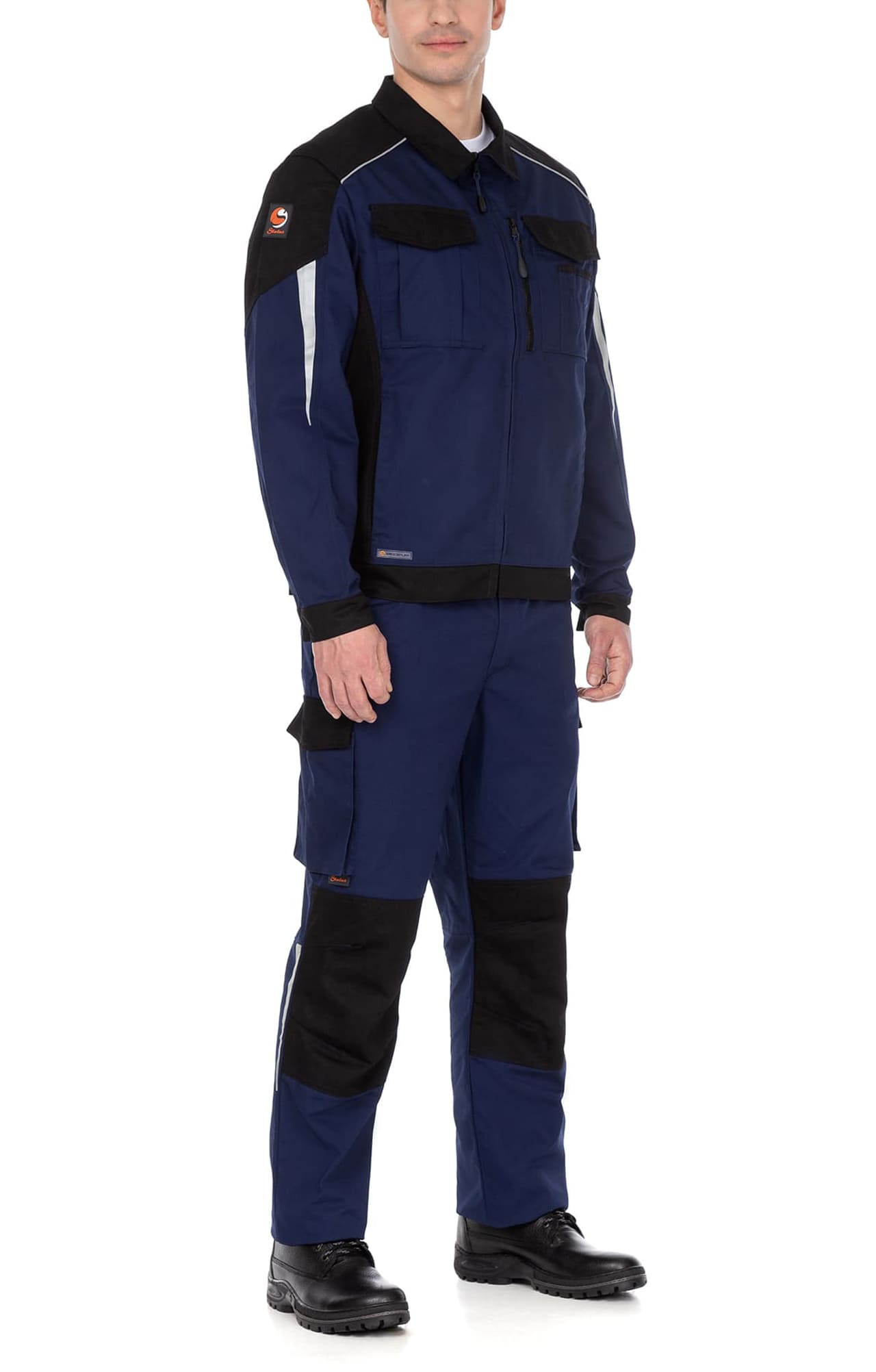 70051 Костюм  NEW темно-синий с черным STATUS  Летняя спецодежда  размер 64-66/182-188  - Вид №15