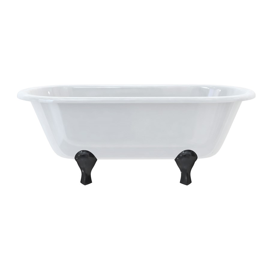 Burlington Двухсторонняя ванна Windsor 170 см с роскошными ножками с ножками Luxury Arc из хрома E3 L2C  - Вид №8