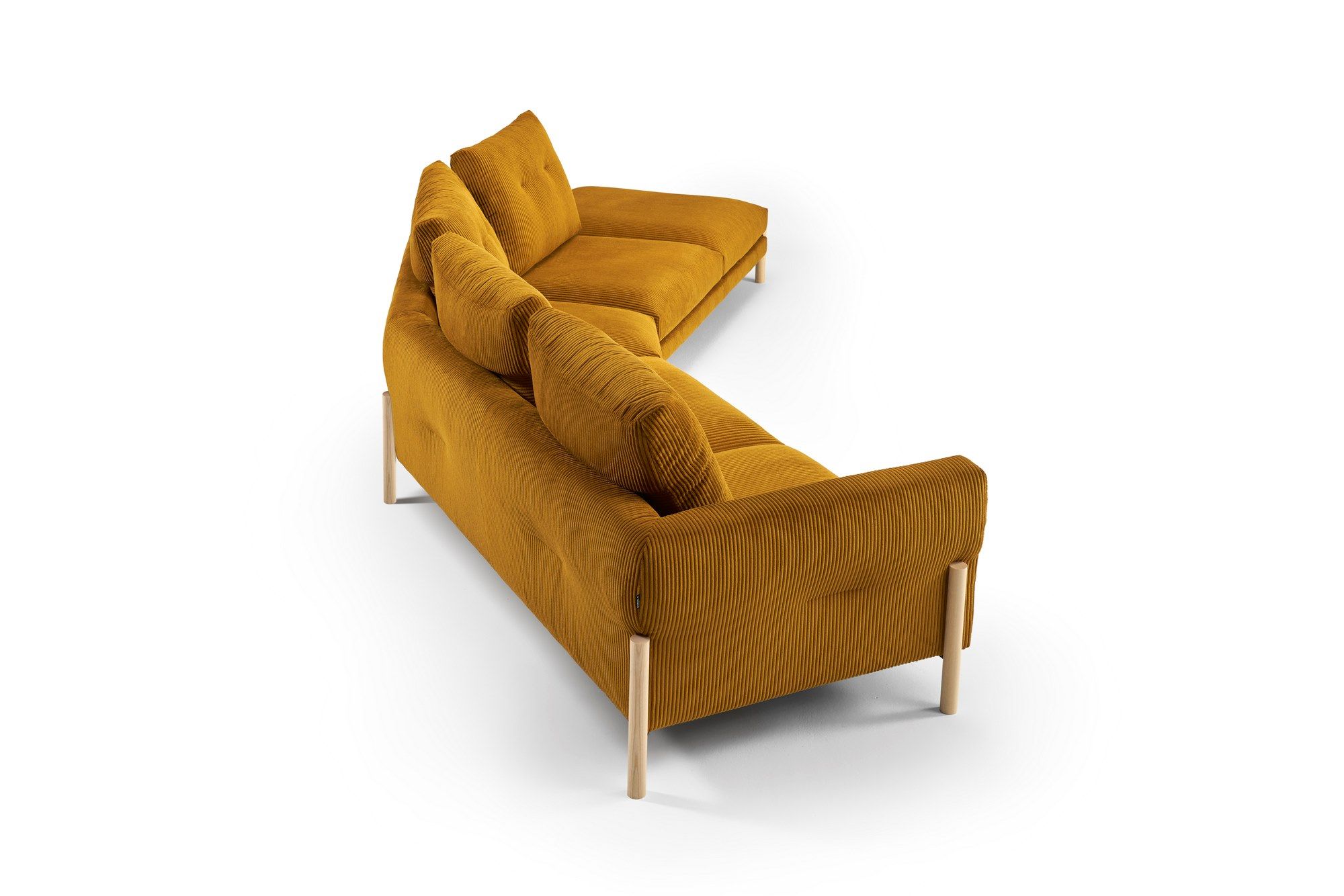 Угловой диван из ткани SANCAL Momic ARCH-00144877 - Вид №2
