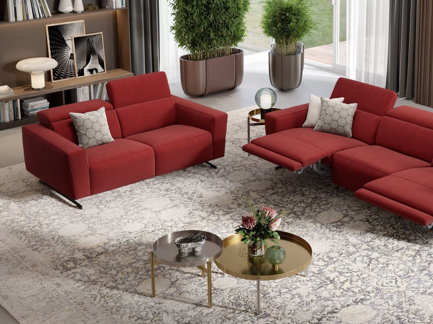 2-местный тканевый диван Sofanella Alesso ARCH-00056188 - Вид №3