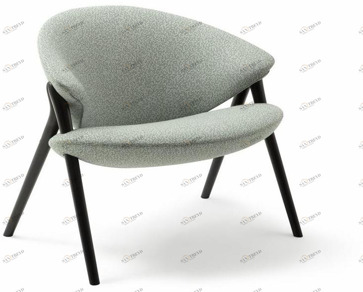 Zanotta Кресло со съемным чехлом из ткани sun-id-1442722