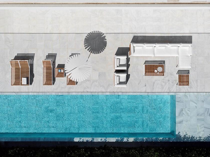 GANDIABLASCO Лежащая грядка из тика Dna teak sun-id-1483701 - Вид №4