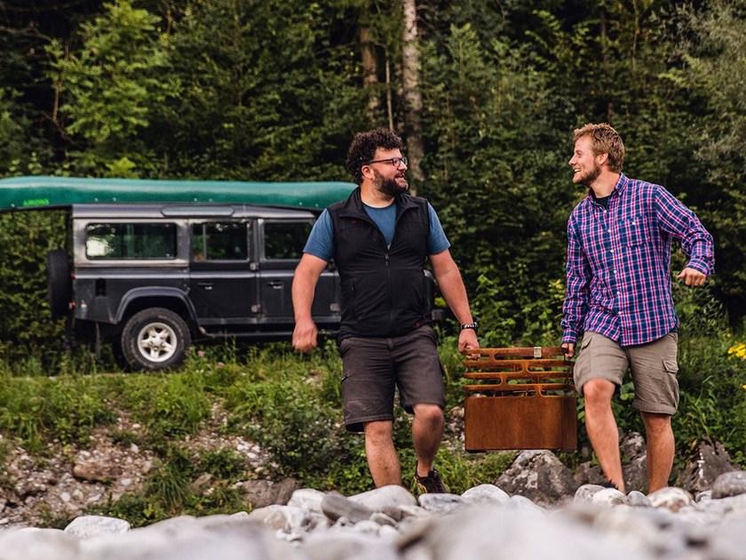 höfats Corten ™ барбекю / чаша для огня Cube 020102 - Вид №1