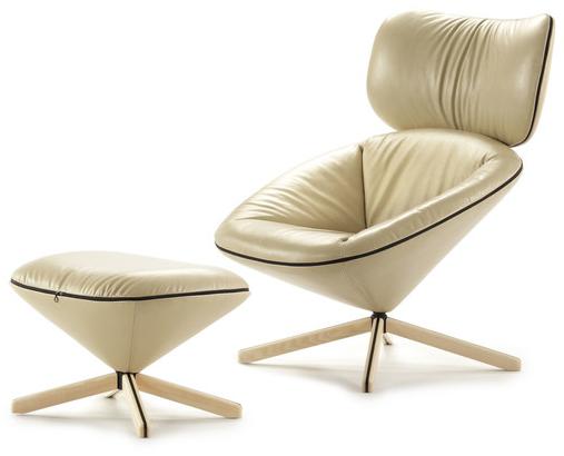 Sancal Кожаное кресло с 4 спицами и подголовником Tortuga sun-id-1381598 - Вид №3