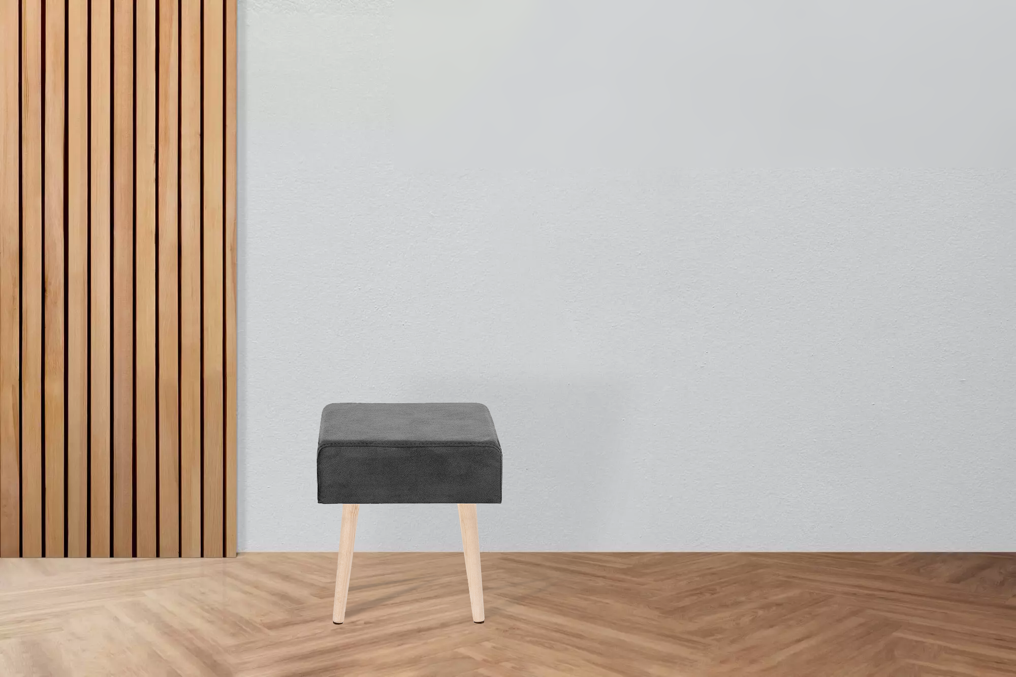 84508139 Банкетка домашняя Seasons 35x35x37.5 см цвет серый STLM-0050864 BISK  - Вид №3