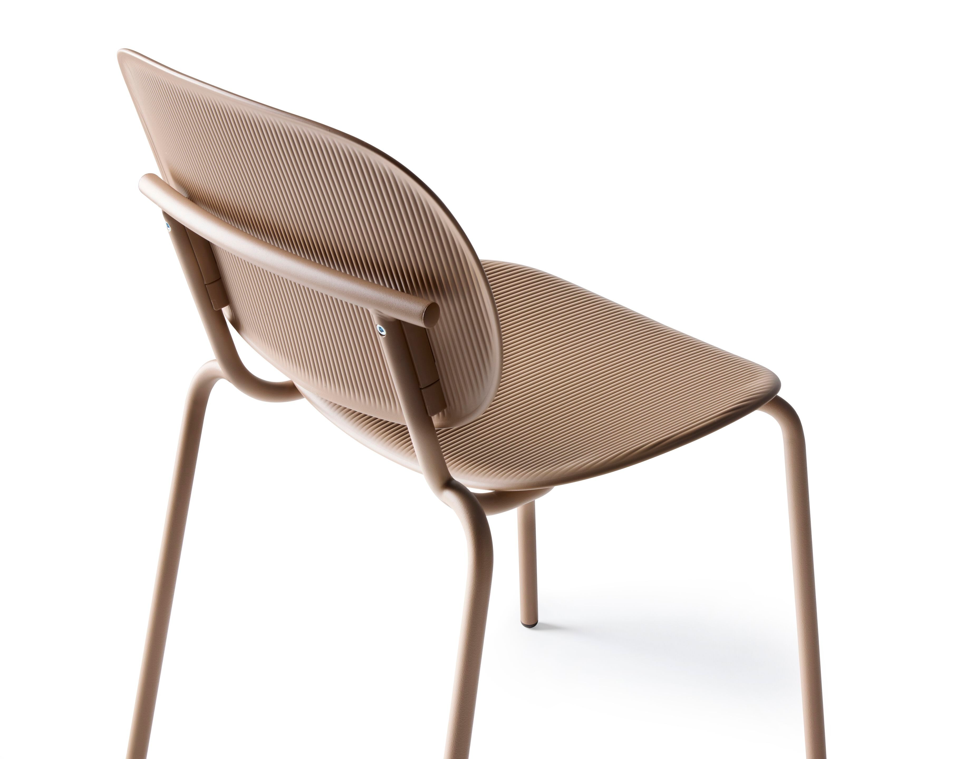 Восстановленный стул инженерного пластика со стальной рамой S-CAB Si-Si ARCH-00032605 - Вид №14