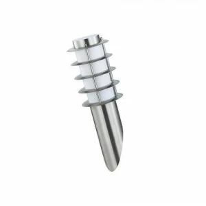 Уличный настенный светильник 33,5х12х12 см хром Horoz 075-002-0001 HOROZ ФАКЕЛ 00-3895731 Хром