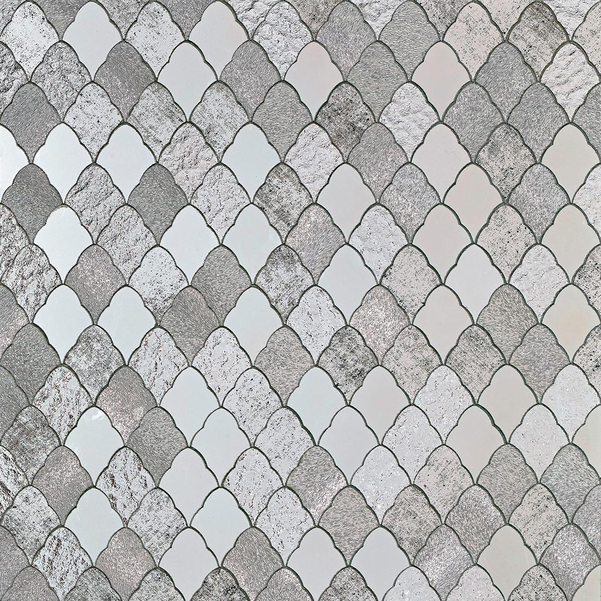 SICIS Atlas Black Per-Grey Vetrite Tile sun-id-1991300 - Вид №33