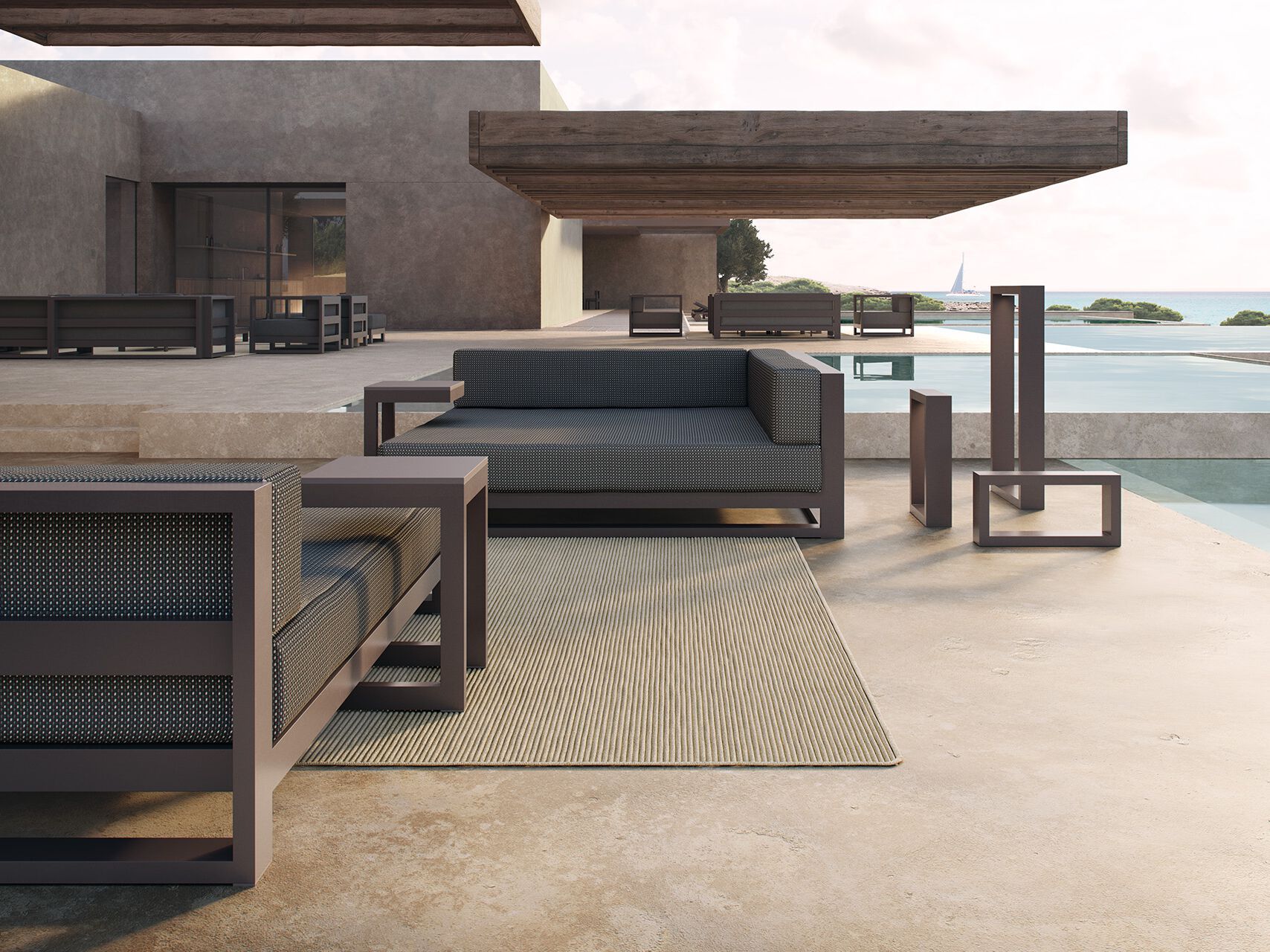 Сервисный садовый столик Vondom Posidonia ARCH-00045029 - Вид №1