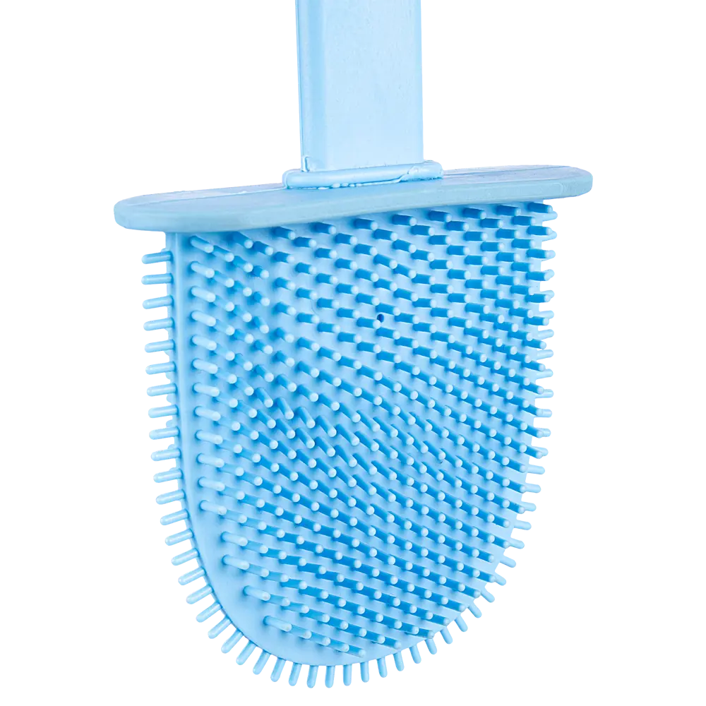 Ершик для унитаза VIDAGE Гуам - синий силиконовый гигиенический аксессуар 89373799 STLM-1526402 - Вид №1