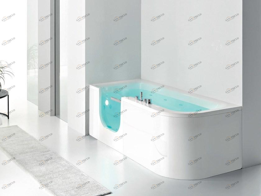 Gruppo Geromin Угловая гидромассажная ванна с душем For all sun-id-1384118