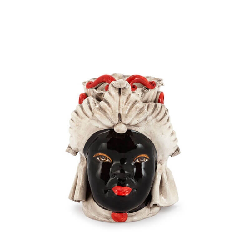 200941-40 ABHIKA ВАЗА MORO LADY МАЛЕНЬКАЯ RED  - Вид №4