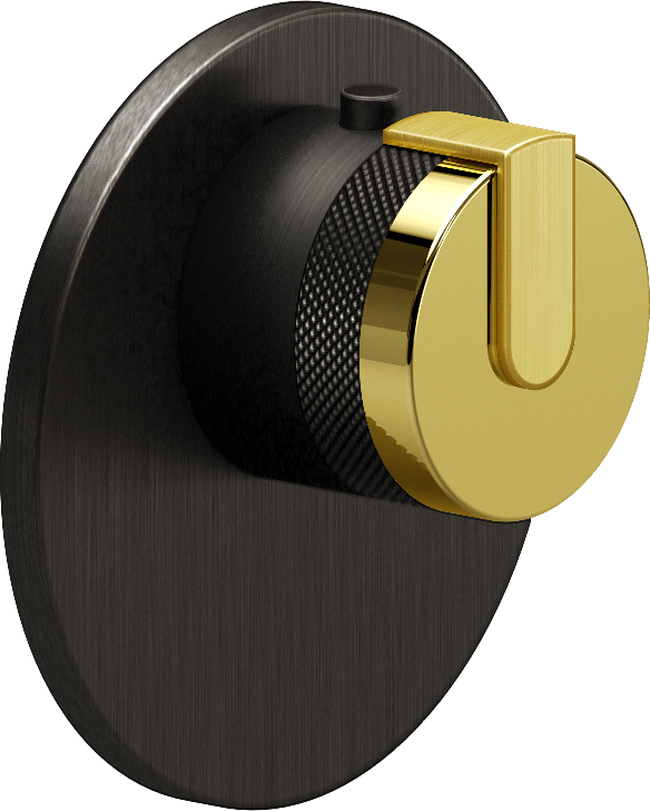 E-8027-R1PBE-L1BB-BOX-T Термостатический переключатель 3/4-Внешняя часть GRAFF MOD+