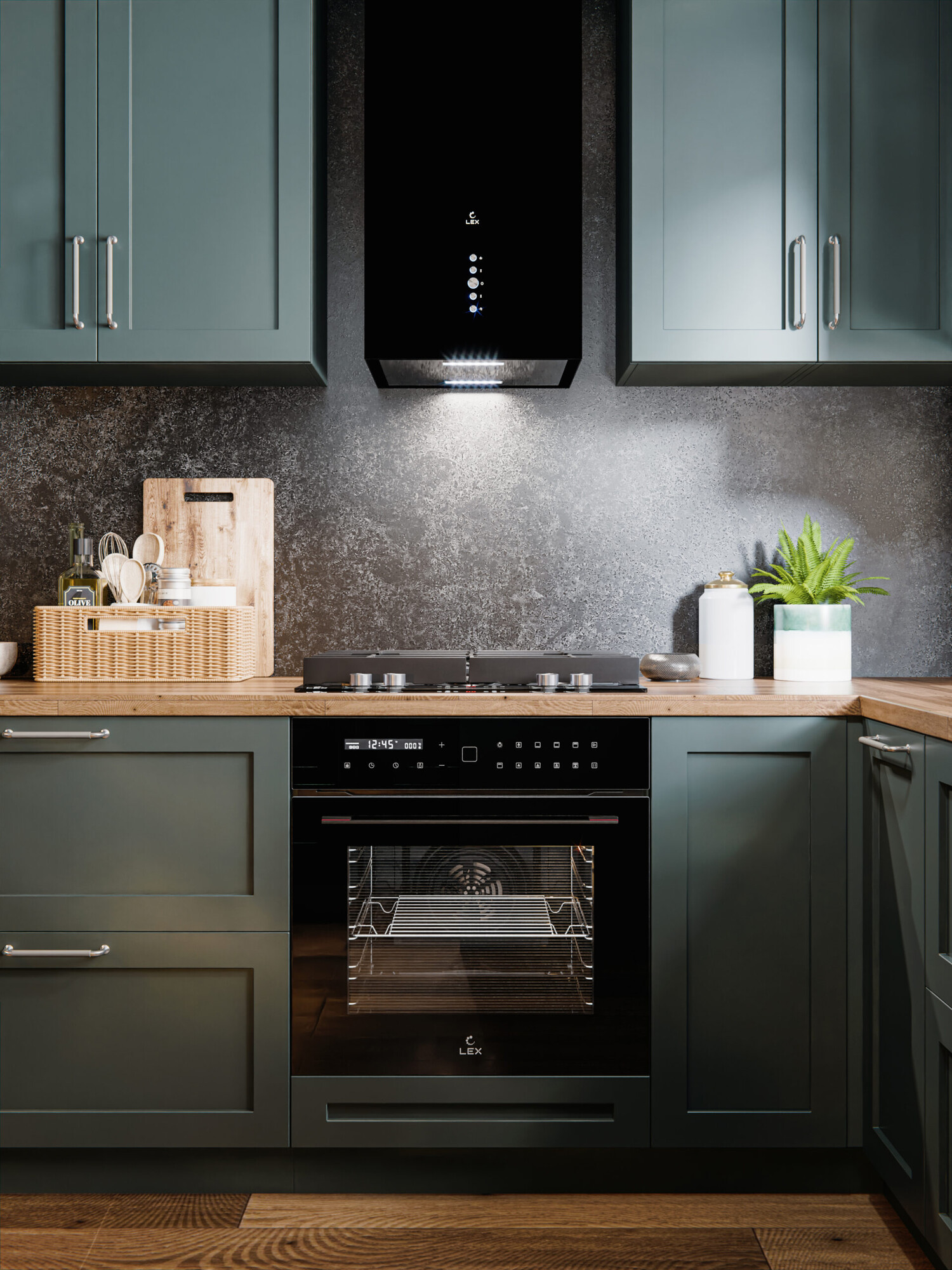 9242186 Электрический духовой шкаф LEX EDS 101 BBL черный STDN-0033274 - Вид №5