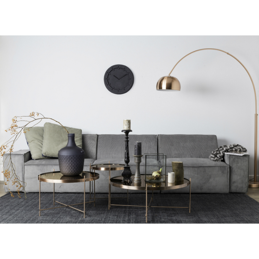 Пуф для дивана James, левосторонний, светло-серый Zuiver 3200153 - Вид №1