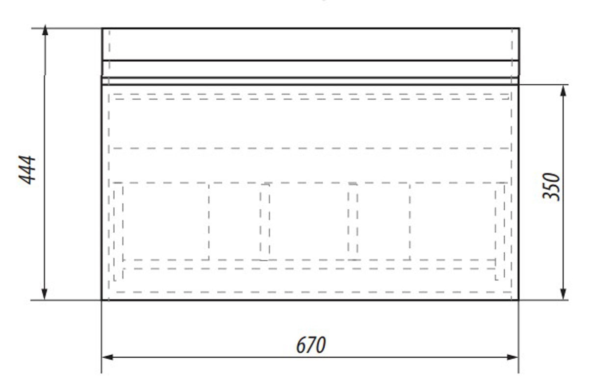 99.0910 Тумба под раковину Dreja Grace - Вид №1