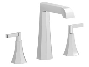 Смеситель для раковины с 3 отверстиями для пола с автоматическим сливом