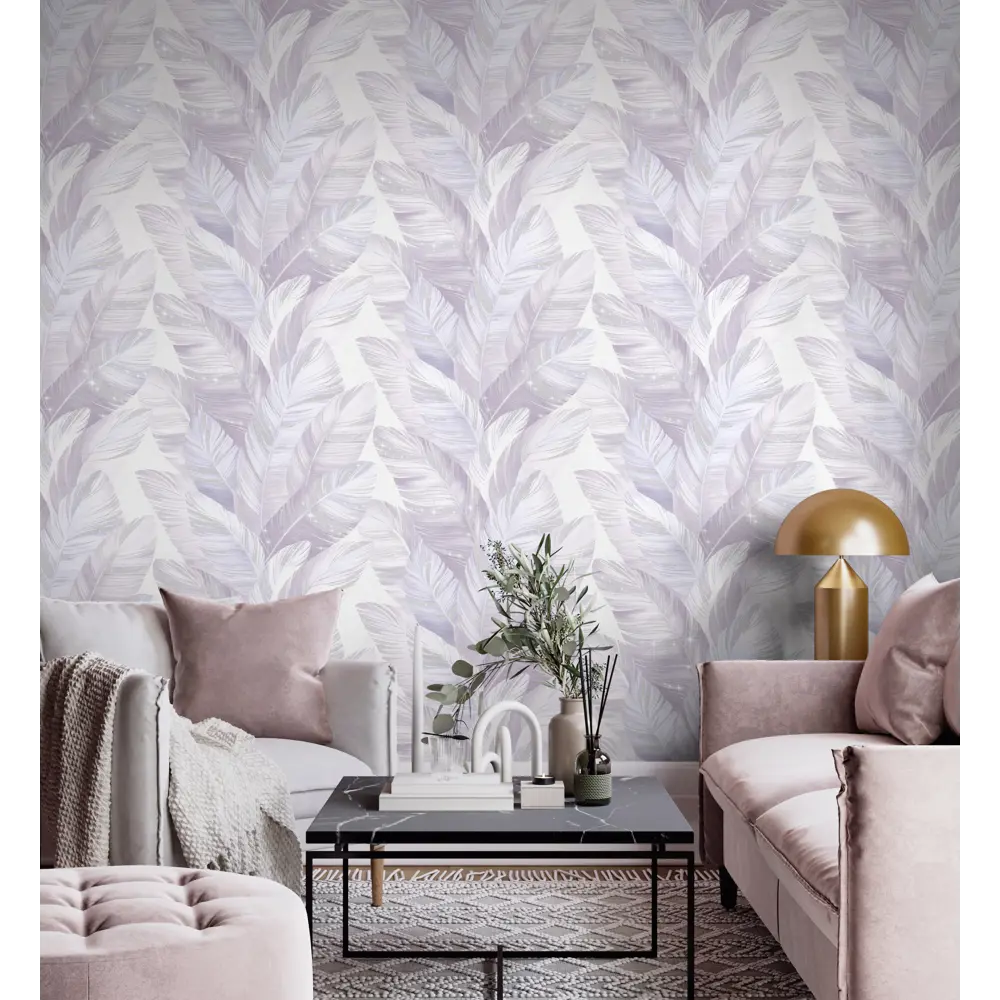 Обои флизелиновые WallSecret Cabaret сиреневые 1.06 м 8662-14 STLM-2089496 - Вид №3