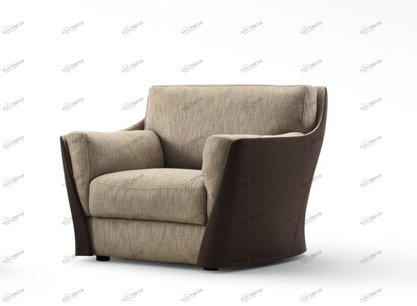 Giorgetti Кресло из ткани со съемным чехлом с подлокотниками Vittoria sun-id-1481455