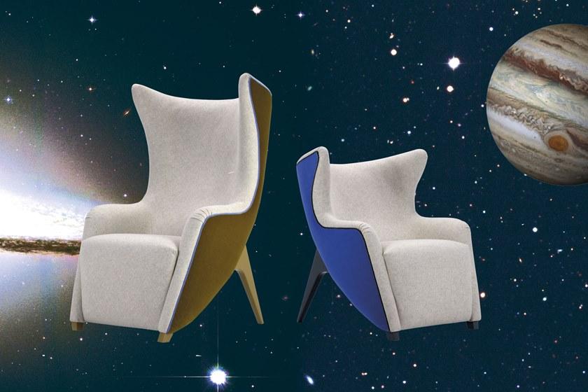 Adrenalina Кресло из ткани с высокой спинкой Gea sun-id-1345977 - Вид №6